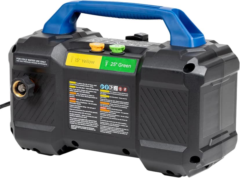 Westinghouse ePX3100v Electric Pressure Washer, 2100 Max PSI 1.76 Max GPM, Built-in Carry Handle, Detachable Foam Cannon, Pro-Style Steel Wand, 4-Nozzle Set, for Cars/Fences/Driveways/Home/Patios