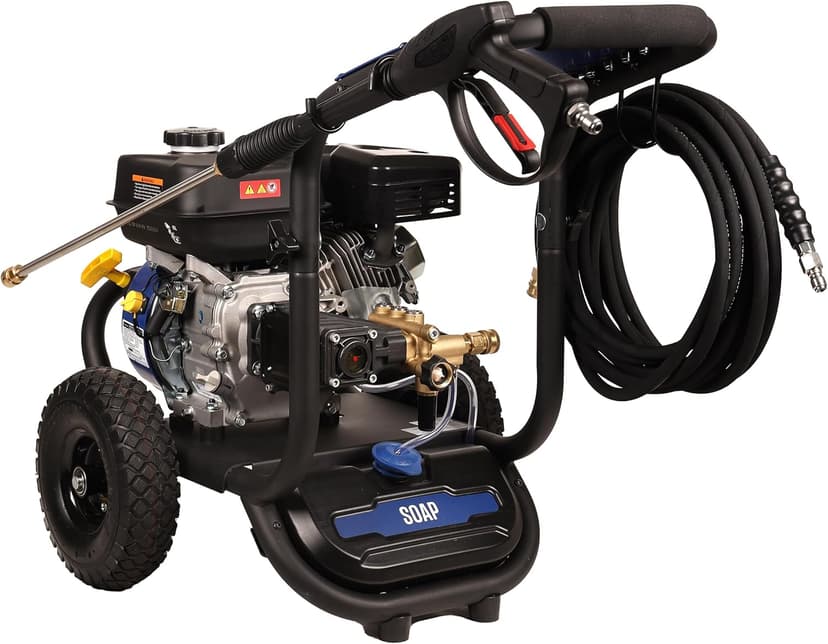 Westinghouse WPX3600 Gas Pressure Washer, 3600 PSI and 2.7 Max GPM, Onboard Soap Tank, Spray Gun and Wand, 5 Nozzle Set, for Cars/Fences/Driveways/Homes/Patios/Furniture