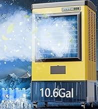 4800CFM Swamp Cooler,42IN Evaporative Air Cooler with Continuous Auto Fill,10.6-Gal Water Tank,3 Ice Packs,Portable Evaporative Cooler for Outdoor Patio Garage Commercial Industrial Use
