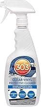 303 Products Marine Clear Protective Cleaner - Cleans and Protects Vinyl and Plastics, Provides Superior UV Protection, Prevents Yellowing and Cracking, 32oz (30215) Packaging May Vary