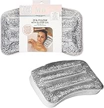 Spa Pillow with Glitter Gel - 1pc Cooling Spa Pillow for Bathtub and Hot Tub Relaxation | Luxury Bath Products & Spa Accessories for Women