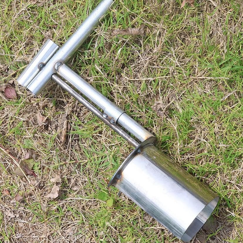 Bulb Planter Tool, 2025 New Plant and Fruit Tree Seedling Transplanter,Heavy Duty Stainless Steel Seed Planting Tools for Digging Holes Sowing Plant Bulb