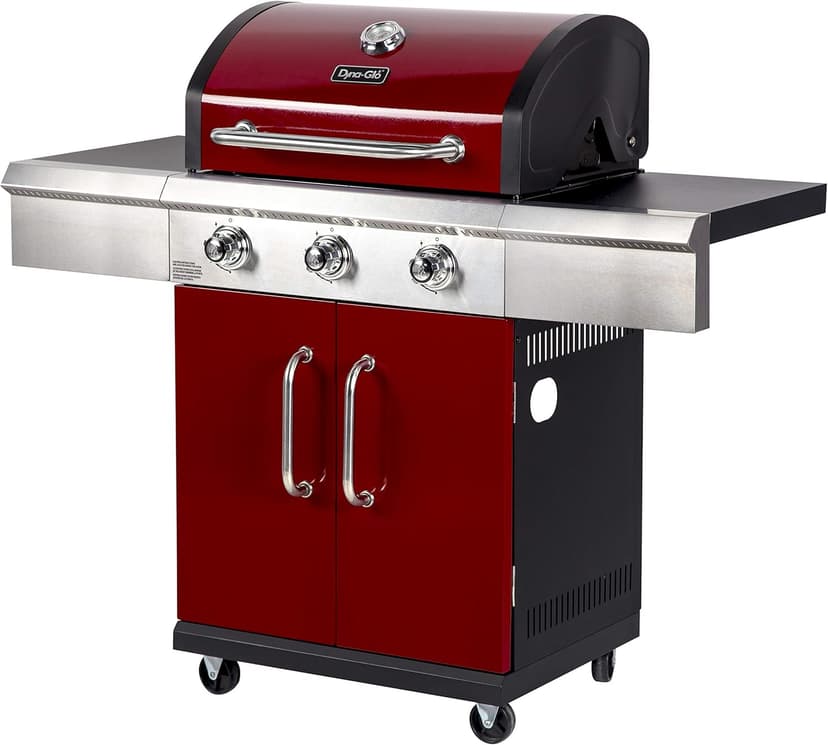 Dyna-Glo 3 Burner Red LP Gas Grill