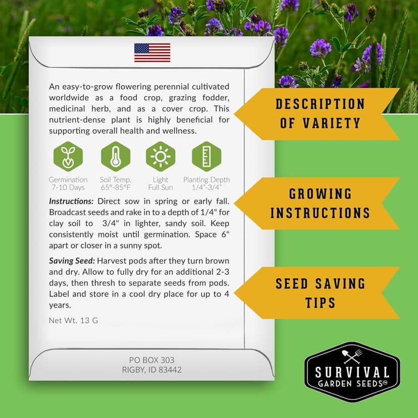 Ultimate Medicinal Herbs 36 Variety Pack - 28,000+ Herb Seeds for Planting Essential Healing Plants - Mixed Assortment with Culinary, Medicinal, Tea Herbs - Non-GMO Heirloom - Survival Garden Seeds