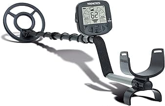 Teknetics Gamma 6000 Metal Detector for Adults with 8" Searchcoil, Advanced Target-ID, Ground Balancing, Depth Indicator, and Multi-Tone Discrimination