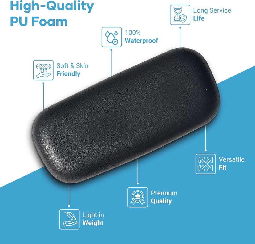 Generic Hot Tub Headrest Pillow to fit Master Spas hot tub Pillow 2007 Through 2015, Legacy Series, Clarity Spas, Down East Spas, Signiture,Twilight Series Spa,Michael Phelps Swim Spa 2012-14.