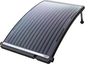 GAME 4721-BB SolarPRO Curve Solar Pool Heater, Made for Intex & Bestway Above-Ground and Inground Pools, Includes Intex Adapters, 2 Hoses & Clamps