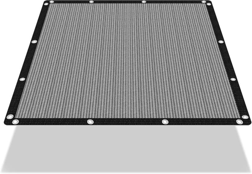 FAIR WIND Shade Cloth 90% Sun Shade Fabric Privacy Screen Shade Cover Patio Canopy with Grommets Shade Net for Garden Outdoor Pergola 6 x 6 FT - Grey