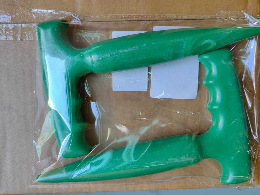 2 Pack Dibbler Gardening Tool with Measurements 6.9 inch Plastic Bulb Planting Tools with Handle Seed Dibber for Planting Bulbs Digging Gardening(Green)