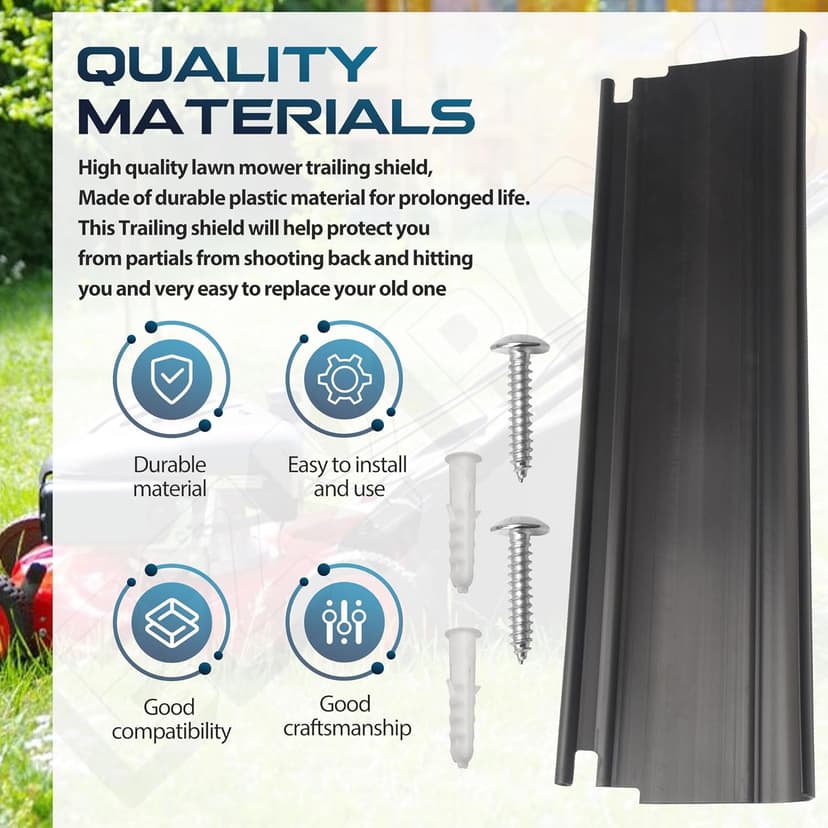 115-8420 Trailing Shield for Toro 22" Recycler Lawn Mowers / 22” Walk Behind Lawn Mower, Fits 20330 20330C 20331 20331C 20339 20339C 20350 20351 Model