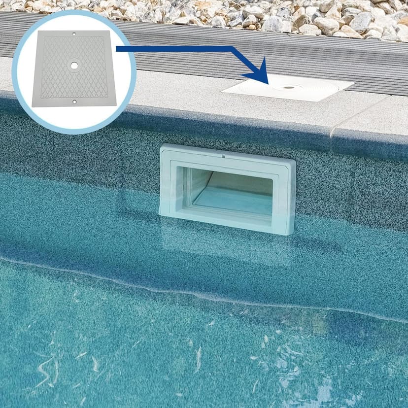 Poolzilla 1-Pack 10" Skimmer Lid Replacement for Hayward SPX1082E, SP082, 1083, 1084, 1085, and SP1086, Heavy Duty Design…