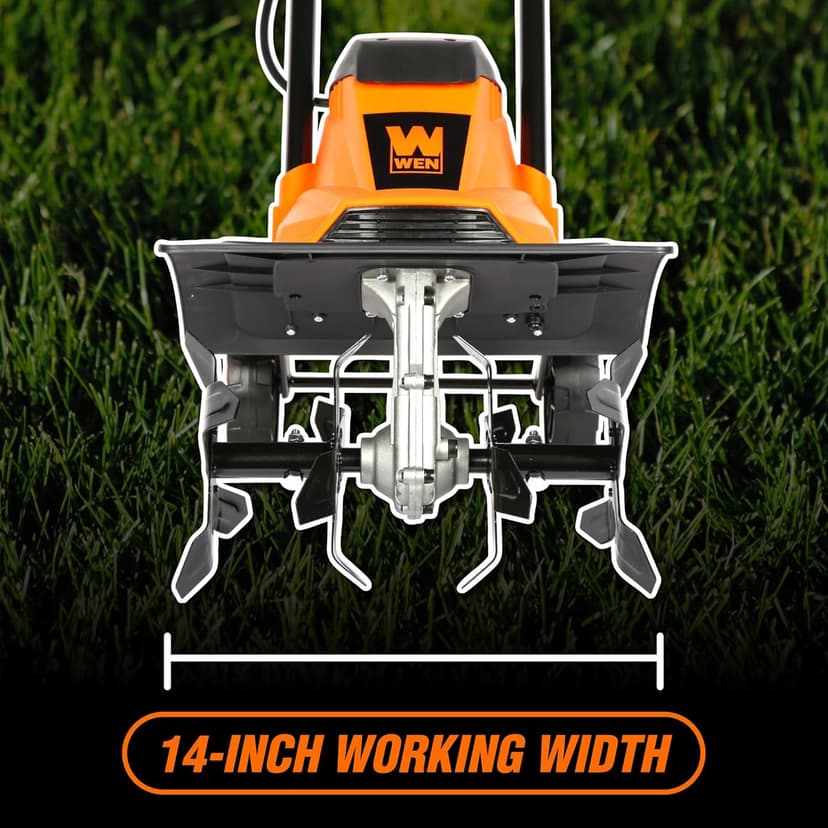 WEN Electric Tiller and Cultivator with 14-Inch Tilling Width and 10-Amp Motor (TC1014)