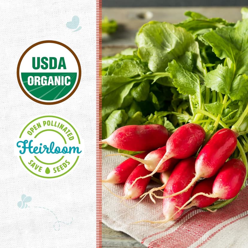 Seed Packet - Radish 'French Breakfast' 1.4g