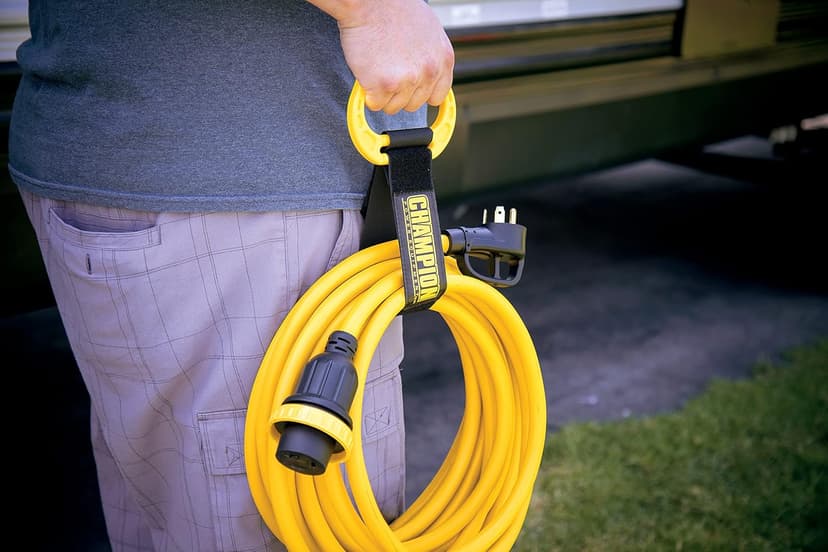 Champion Power Equipment 30-Foot 30-Amp 125-Volt RV Generator Power Cord, (TT-30P to L5-30R)