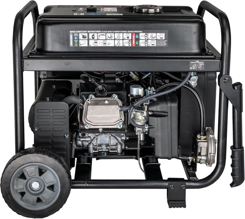Pulsar 10500W Dual Fuel Portable Inverter Generator for Residential and Camping Use GD10KBN