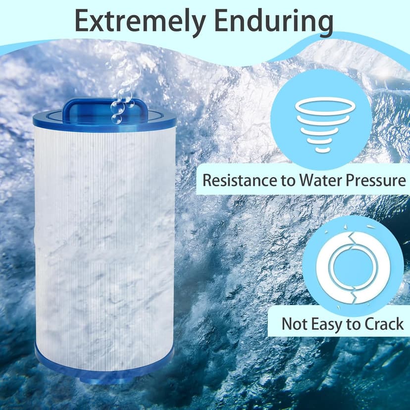Future Way PWW35L Hot Tub Filter Replacement for Master Spa X268548-PMA-R3, Waterway 817-4035, Teleweir 35 SF, Replace Pleatco PWW35L, Unicel 4CH-935, SD-01235, PDC580-AFS, Spa Filter, 35 Sq. Ft