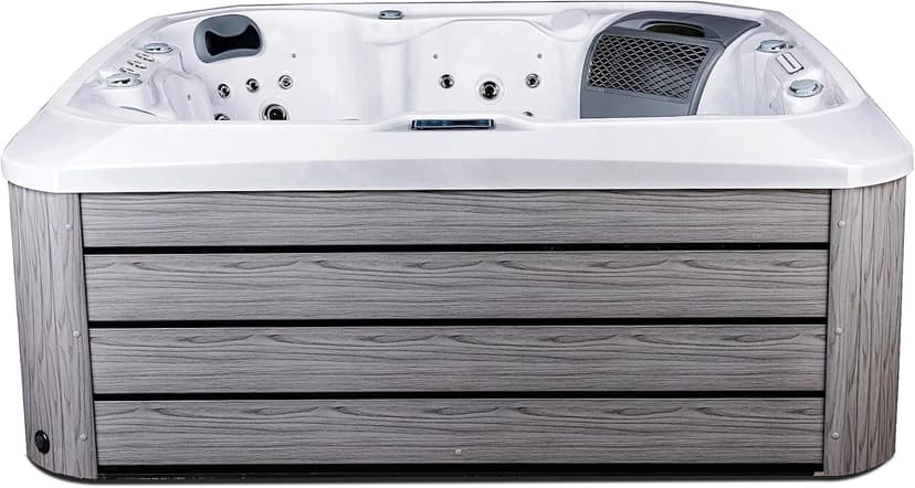 Comfort Hot Tubs - Hot Tub Spa - Seats 5-6 People - 51 Jets – Standard Heavy Duty Flip Cover, Water Fountains, Ozonator, LED Lights, Headrests, and More