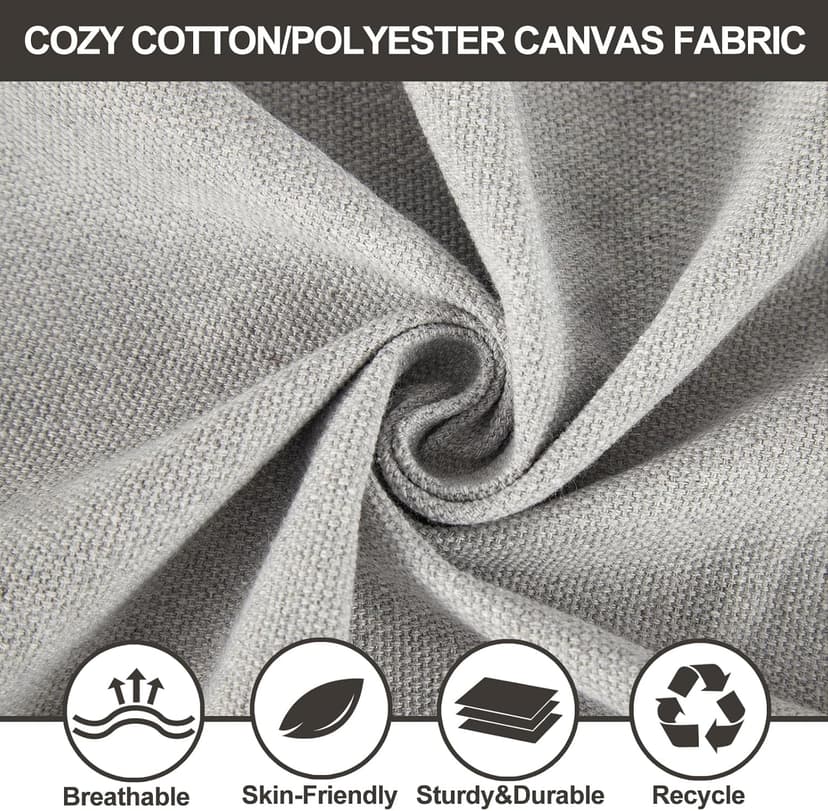 Brazilian Double Hammock with Tree Straps,Extra Large 94x63IN,2 Persons Hammock for Backyard Patio Outdoor and Indoor,450lbs Weight Capacity,Soft Woven Cotton Fabric - Light Grey
