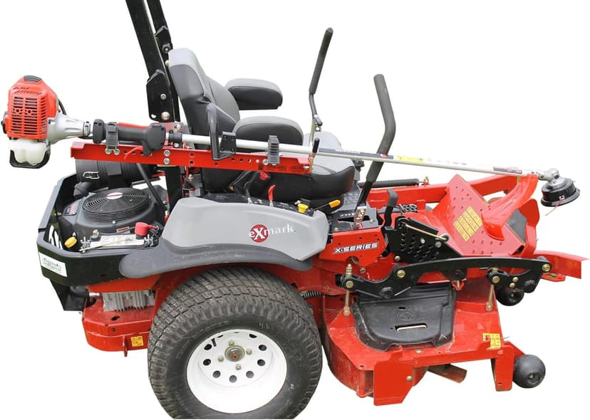 Jungle Jim’s ZTR-TR Zero Turn Mower Trimmer Holder – Adjustable Fit for 1"-2" Roll Bars – Quick Clamp Locking System