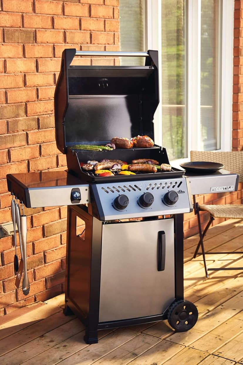Napoleon Freestyle 365 Propane Gas Grill, Graphite Grey - 3 Burners