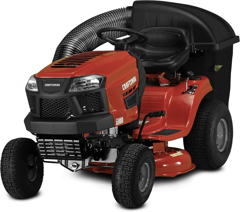CRAFTSMAN CMXGZAMA30045 36-Inch Double Bagger Riding Mowers, Black