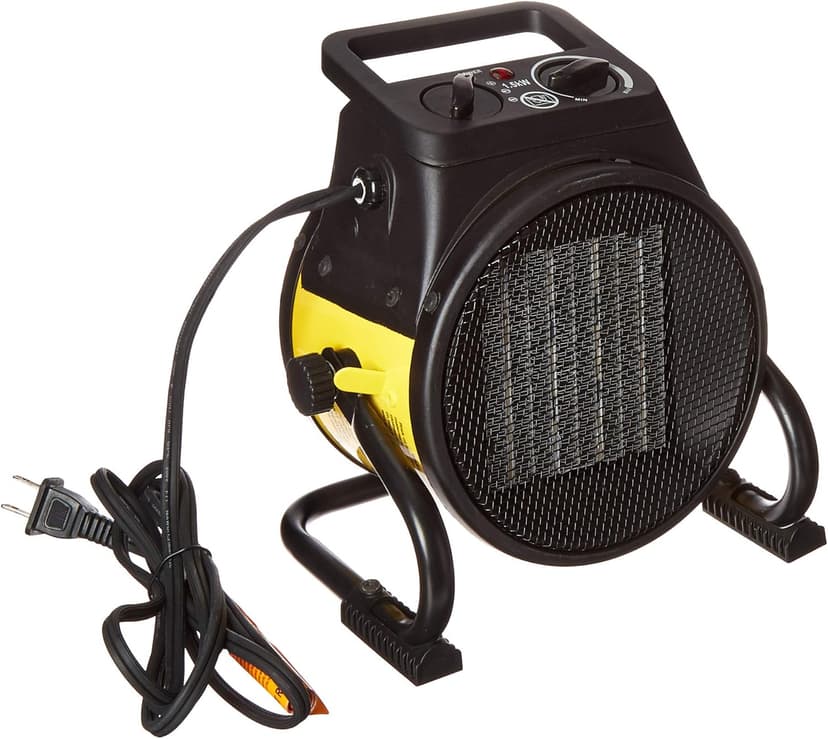 Dura Heat EUH1465 Electric Forced Air Heater with Pivoting Base 5,120 BTU, Yellow