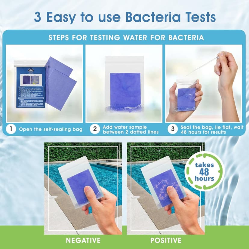 Liberty Gold Standard© Water Test Strips (121-Piece Kit) Testing for Pools & Spas, Hot Tubs - Test Chlorine, pH, Hard Water Hardness Test, Cyanuric Acid, Alkalinity, Bromine (Pool Spa Test Kit)