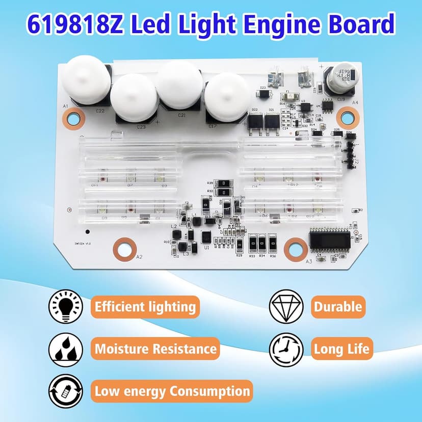 619818Z Led Light Engine Board Replacement for IntelliBrite 5G Color LED Pool Light 2nd Generation