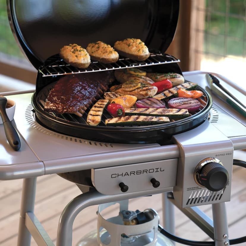 Charbroil Bistro Pro™ Gas Grill for Small Spaces and Patios, Black