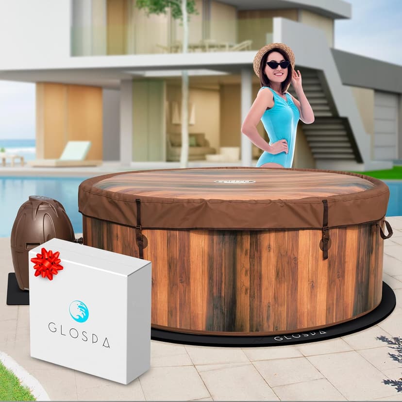 Hot Tub Mat for Inflatable Tub, 77'' Hot Tub Pad Foundation, 0.25in Thickened Eva Foam Padding Inflatable Outdoor Pool & Hot Tub Base Mats for Under Floor Protection & Heat Insulation