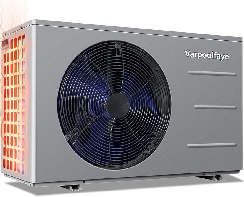 30000 BTU Swimming Pool Heater Pump Pool Heater For Above Ground Pool 120V 8000 Gallon Inground Pool Heater Spa Heating or Cooling WiFi Control Schedule