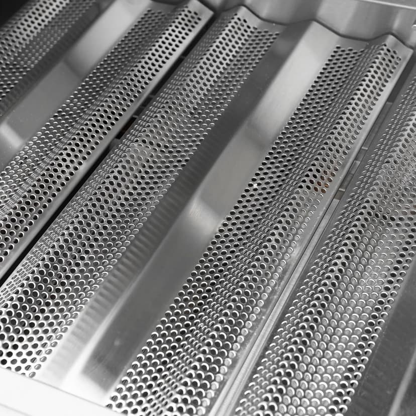 Hygrill 40-Inch Built In Grill, Stainless Steel 5-Burner Grill Head for Outdoor Kitchen, Liquid Propane