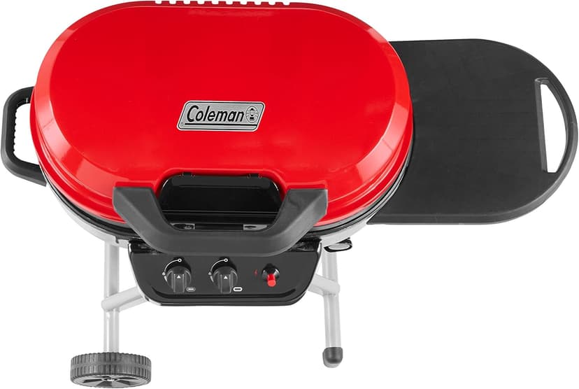 Coleman RoadTrip 225: Portable Propane Grill, Gas Grill with Push-Button Start, Foldable Legs & Wheels, Side Table, and 11k BTUs