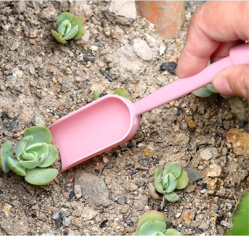 Transplanting Tool Set, 2Pc Small Plastic Sowing Digging Tools Kit Seedling Extractor, Mini Garden Seedling Tools for Home Planting Succulents Indoor Outdoor Widger Digging 2 Color (Blue)