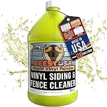 BEEST Vinyl Siding Cleaner for House Wash, 1 Gallon Makes Upto 26 Gallons of Multi-Surface Outdoor Cleaner - Ultra Concentrated Pressure Washer Soap for Siding, Fence, Brick, Concrete & More