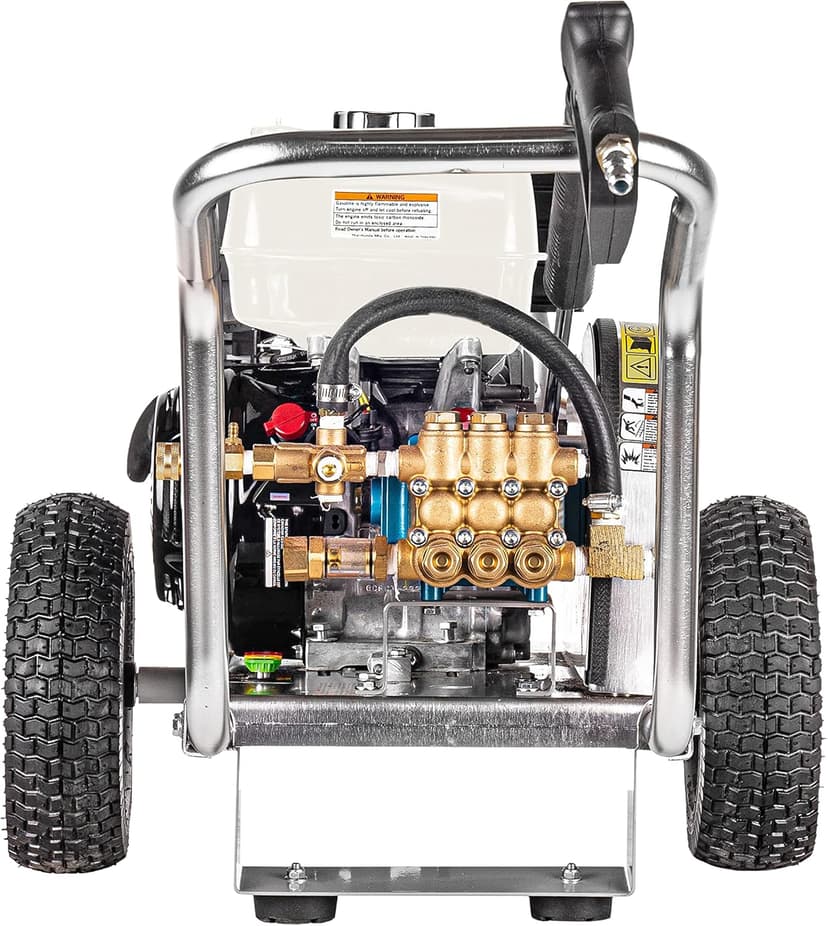 SIMPSON Cleaning ALWB60828 Water Blaster Series 4200 PSI Gas Pressure Washer, 4.0 GPM, Honda Engine, Includes Spray Gun and Wand, 5 QC Nozzle Tips, Monster Series 3/8-in. x 50-ft. Hose, (49-State)
