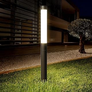 SkyGlow Outdoor Landscape Path Light, 71" Aluminum Lawn Lighting with 20W 2200LM Waterproof IP55 Curb Appeal Luxury Modern with for Garden, Pathway, Bollard, Patio, Courtyard and Driveway Decoration
