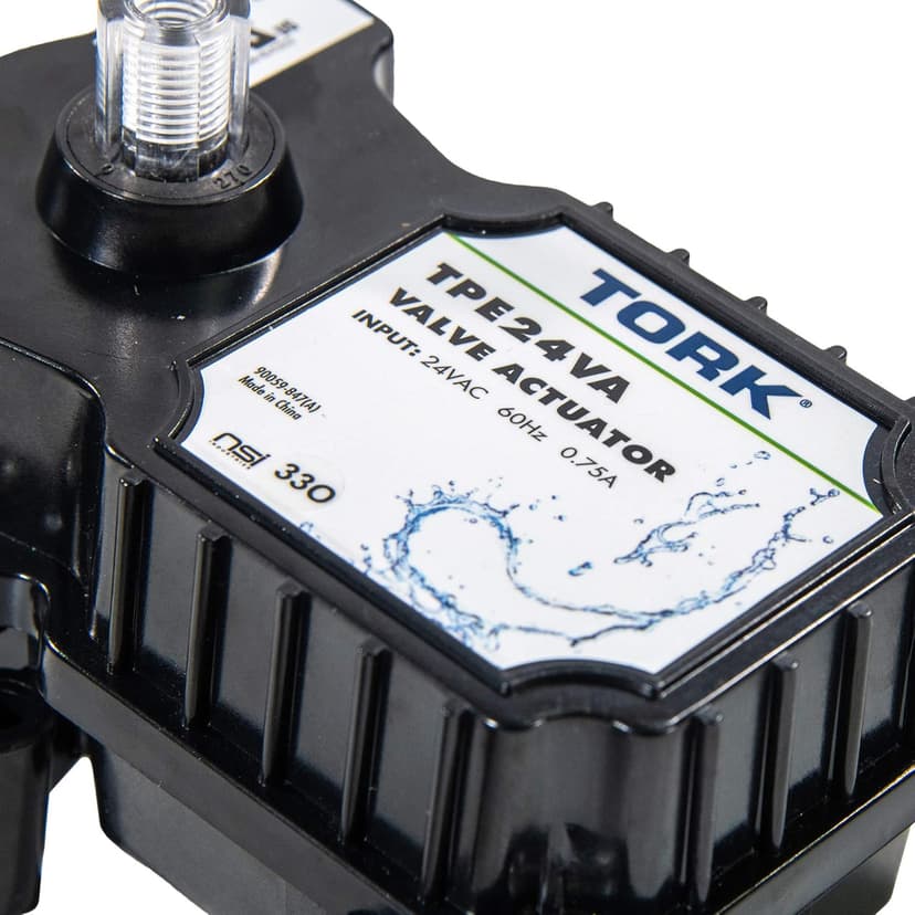 NSI TORK TPE24VA 24-Volt Valve Actuator Control, Compatible with all 24VAC Control Systems, for Pools, Spa Equipment, Solar and More, black