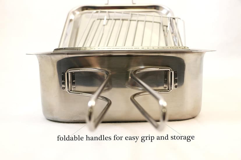 ExcelSteel Stainless Steel Stovetop Smoker, 14 1/2" X 10 1/2" X 4", Silver, Medium