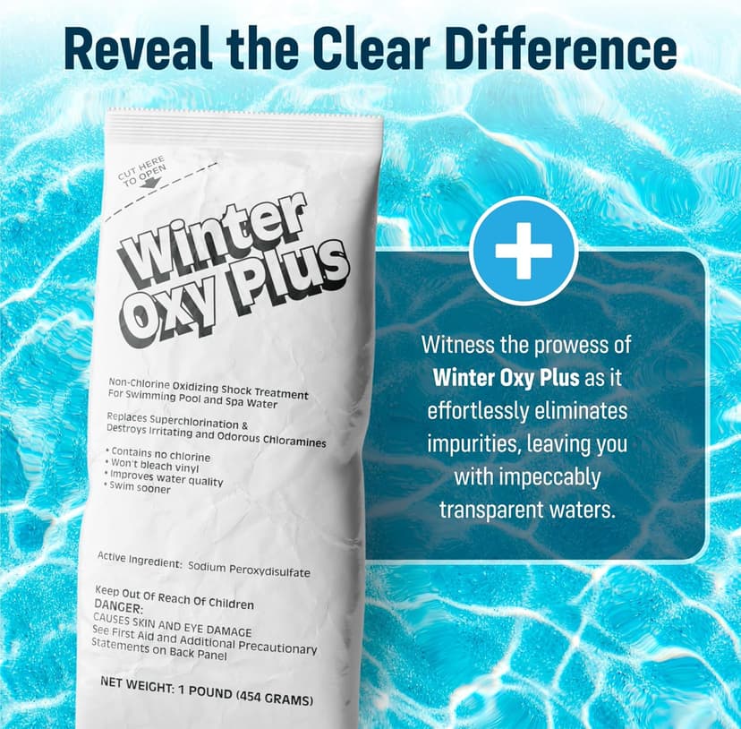 Winter Closing Kit - Winterizing for Above Ground & In-Ground Pools up to 12,000 Gallons: Protect Your at The end of Season with Our 3-in-one Maintenance