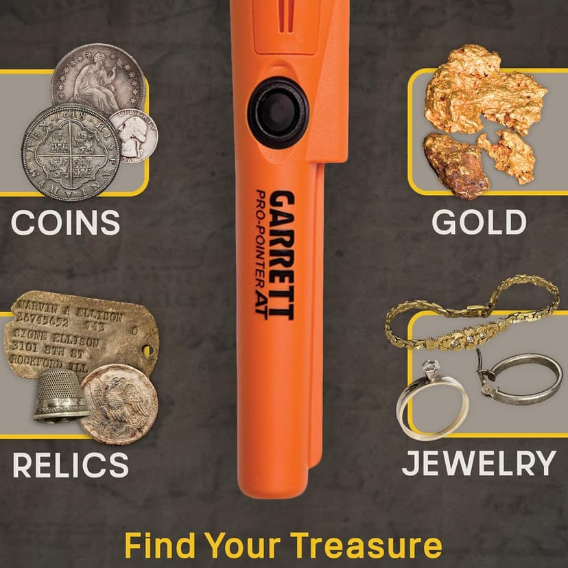 Garrett ACE 400 Metal Detector Bundle – Made in The USA - Digital Target ID, Iron Audio, Adjustable Frequency, Includes Pro-Pointer at, Finders Box, Headphones & Searchcoil Cover