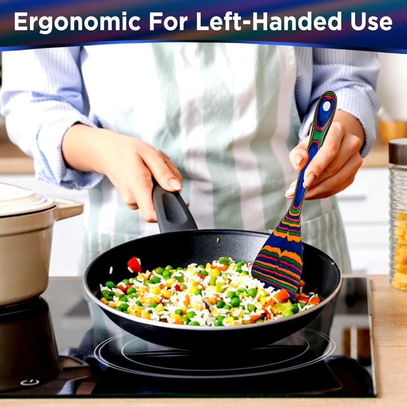 Lefty’s Left Handed Spatula Turner - Pakka Kitchen Tool - Great for Cooking, Fipping, Turning Food, Egg Flipper, General Purpose - Gifts for Left-Handed People, Lefty, Adults, Chefs and Women