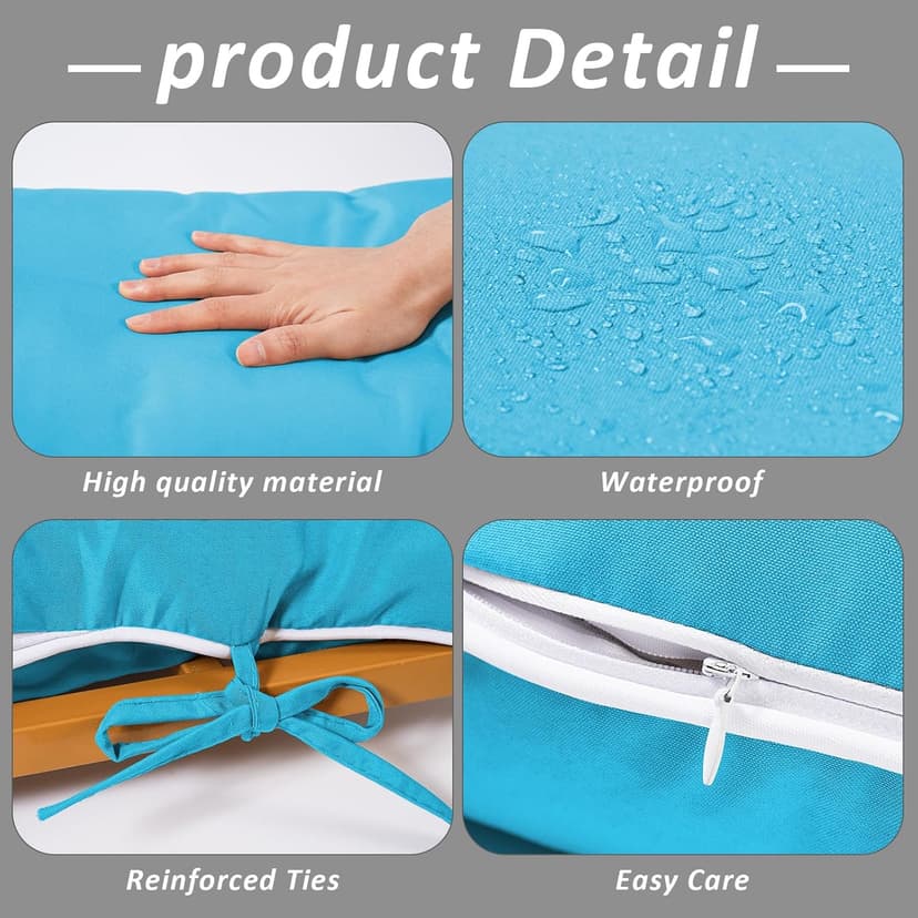 36 inch Hammock Pillow for Net Company,Extra Large Outdoor Hammock Pillow with Ties
