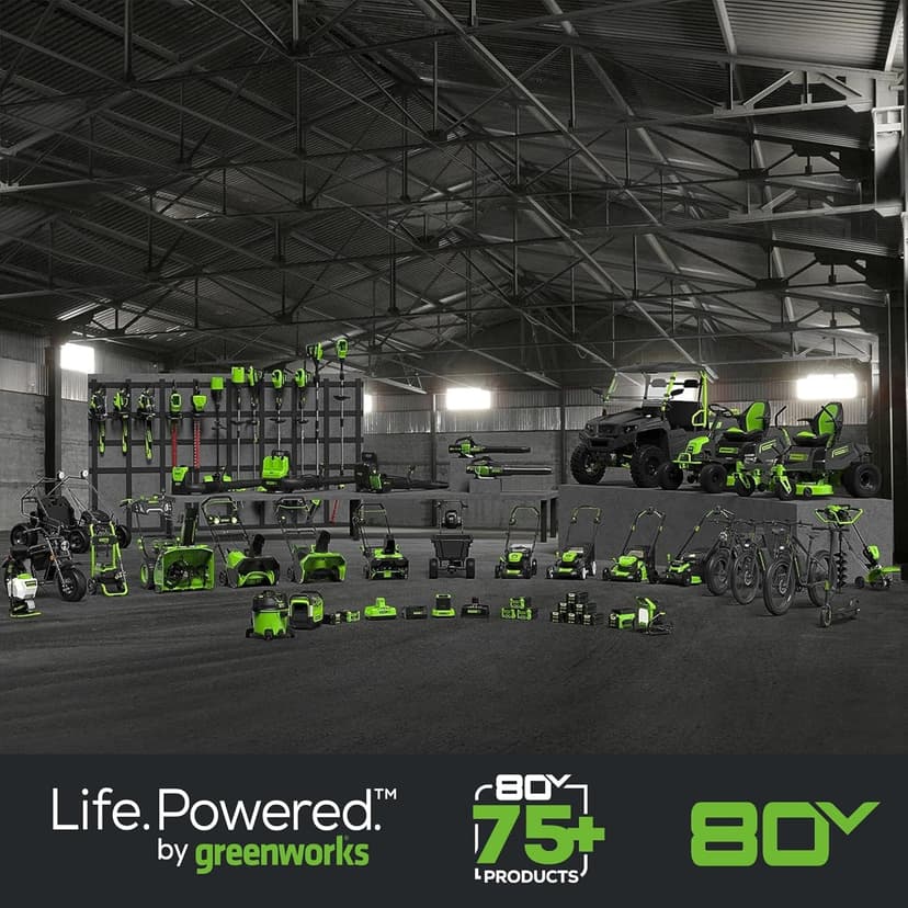 Greenworks 80V 8" Brushless Cordless Edger, Battery and Charger Not Included