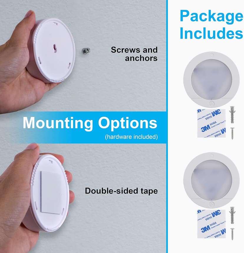 GE 25434 Puck Light 2 Pk