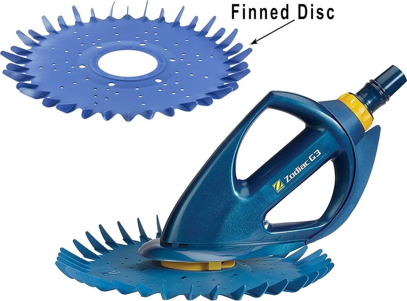 Zodiac Baracuda G3 Kit with Advanced Suction Side Automatic Pool Wall/Floor Cleaner and Additional Finned Disc