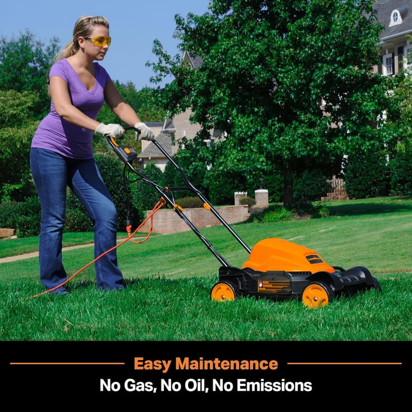 LawnMaster ME1218X Electric Lawn Mower 12AMP 19-Inch