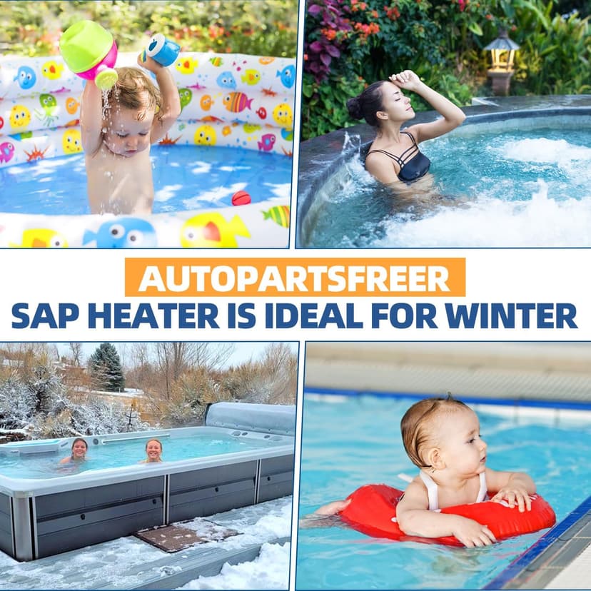 Hot Tub Heater 26-C3160-2S Replace 1995+ Hot Spring Spa Heater Watkins Tiger River No Fault Bathtub Heater 73791 C3160-2 C3564-2 73039 Hot Tub Parts 1kW/4kW 120V/240V 8.3A/16.6A