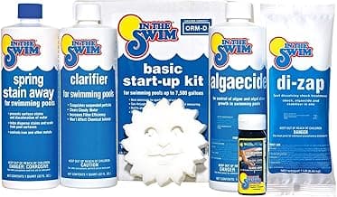 In The Swim Pool Basic Opening Chemical Start Up Kit - Above Ground and In-Ground Swimming Pools - Up to 7,500