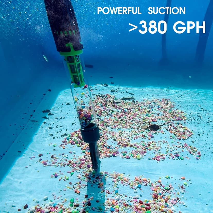 4 in 1 Rechargeable Spa Hot Tub Vacuum Cleaner for Hot Tub, Small Above Ground & Inground Pool - Magnetic Drive System, 90 Mins, Fine Mesh Filter Bags, Oil Absorbers, Pool Poles